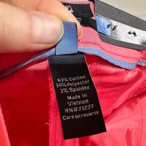 NWT‎ Apt. 9 Modern Fit Straight-Leg Capris Cropped Sunkissed Coral Size 4 - Picture 8 of 10